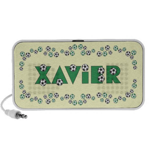 Xavier in Soccer Green Speaker System