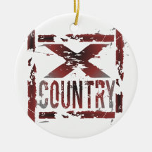 XC coureur de pays croisé Décorations Pour Sapins De Noël