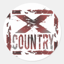 XC Cross Country Runner Sticker