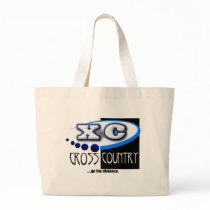 XC MOTTO - Go the Distance - CROSS COUNTRY Tote Bags