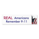 XD- REAL, Americans, Remember 9-11 sticker Bumper Sticker