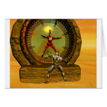 XENIA MEETS TITAN GREETING CARDS