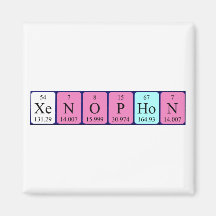Xenophon periodic table name magnet
