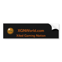 XGN Bumper Sticker