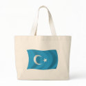 Xinjianj Uigur Flag Tote Bag