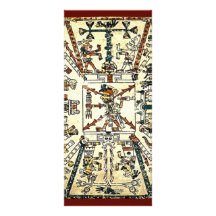 Xiuhtecuhtli Aztec Death God Personalized Rack Card