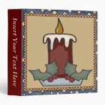 Xmas Candle Avery Binder