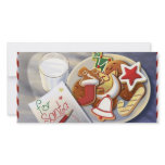 xmas cookies personalized photo card