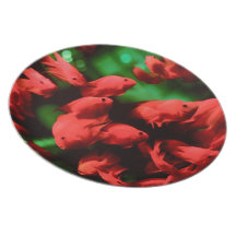 Xmas Fish Dinner Plate
