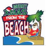 XMAS FROM THE BEACH-8X10 3D Art Sculpture