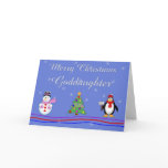 Xmas goddaughter card