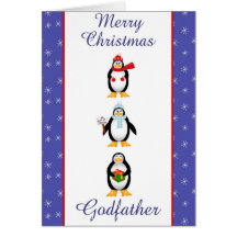 Xmas Godfather Greeting Card