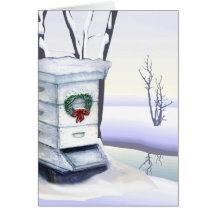 xmas hive greeting card