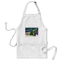Xmas Magic-Bernese Mountain Dog Aprons