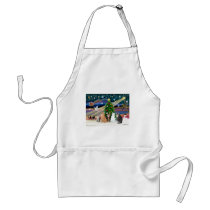 Xmas Magic - Five cats (AmSH) Apron