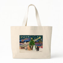 Xmas Magic - Five cats (AmSH) Tote Bag