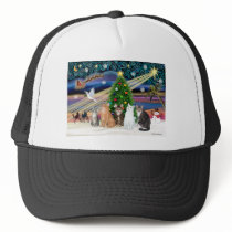 Xmas Magic - Five cats (AmSH) Trucker Hats