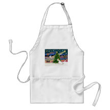 Xmas Magic - Sealyham Terrier (L2) Aprons