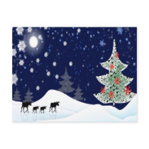 Xmas Moose postcards