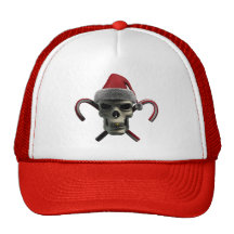 Xmas Skull Trucker Hats