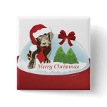 Xmas square button