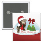 Xmas square button
