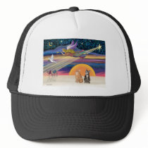 Xmas Star - Brown and Orange Tabby cats (two) Hats