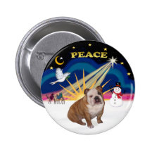 Xmas Sunrise (R) - English Bulldog 1 Pin