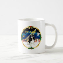 Xmas Sunrise - Tri Colour Cavalier King Charles Coffee Mugs