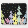 Xmas town1 mouse pad