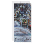 xmas westie happy holiday greeting rack cards