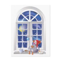 Xmas Window postcards
