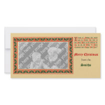 XMasHolder, Christmas1910AaCnframePC, Smiths, f... Customized Photo Card