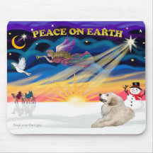XmasSunrise - Great Pyrenees 1 Mouse Mat
