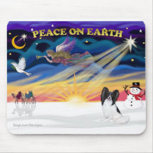 XmasSunrise-Papillon1 Tapis De Souris