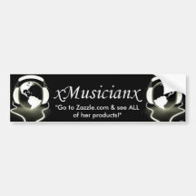 xMusicianx 's Fans Bumper Stickers