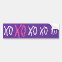 XO BUMPER STICKERS