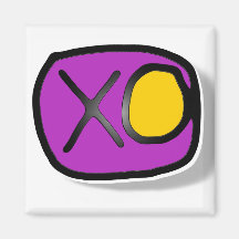 XO REFRIGERATOR MAGNET