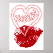 XOXO - LÈVRES AFFICHE