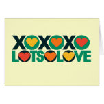 XOXO Lots of Love Greeting Card