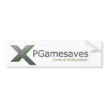 XPGamesaves Range v1 bumper stickers