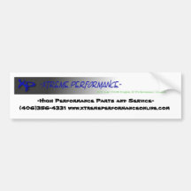 XPLOGO,  -High Performance Parts and Service-(4... Bumper Sticker