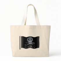 XRAY PIRATE Flag RADIOLOGY JOLLY ROGER Canvas Bag