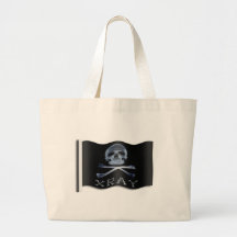 XRAY PIRATE Flag RADIOLOGY JOLLY ROGER Canvas Bag