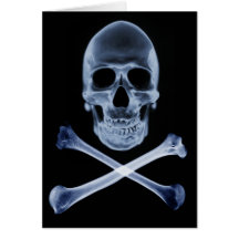XRAY PIRATE Flag RADIOLOGY JOLLY ROGER Cards