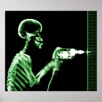 XRAY SKELETON DRILL BLACK GREEN