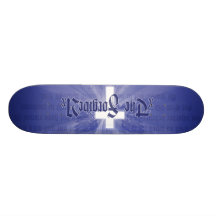 xThe ForgiveNx Jn316 Blue Skate Board Deck