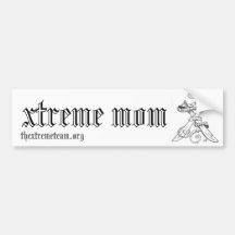 xtreme mom II Bumper Stickers