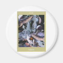 XVIII- Moon Voyager Tarot Fridge Magnet