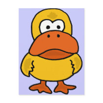 XX- Angry Duck Cartoon Postcard